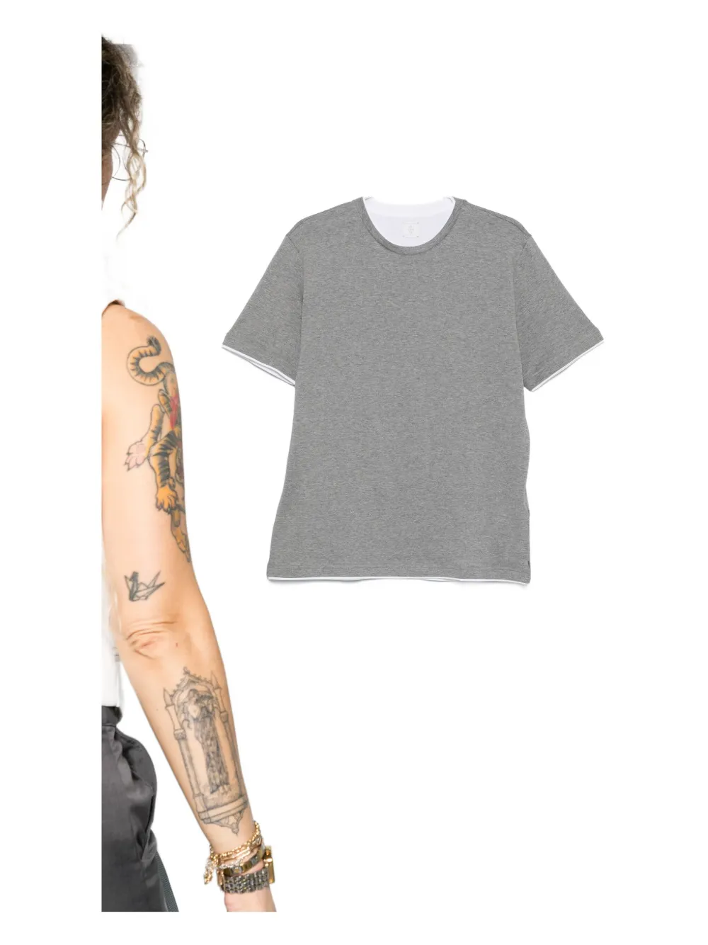 Хлопковая футболка Eleventy, серый
Хлопковая футболка Eleventy, серый