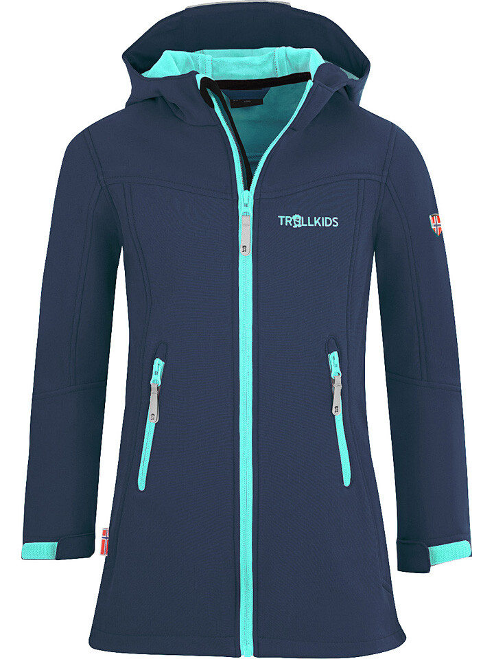 Куртка софтшелл Trollkids Softshellmantel Lillesand, темно синий
Куртка софтшелл Trollkids Softshellmantel Lillesand, темно синий