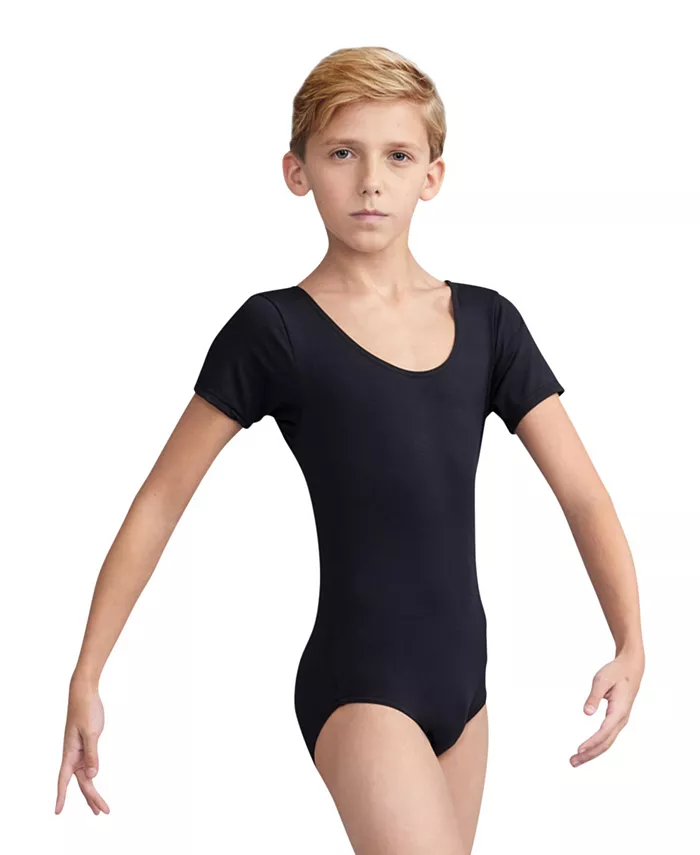 Мальчиковый короткий рукав Leotard Capezio, черный
Мальчиковый короткий рукав Leotard Capezio, черный