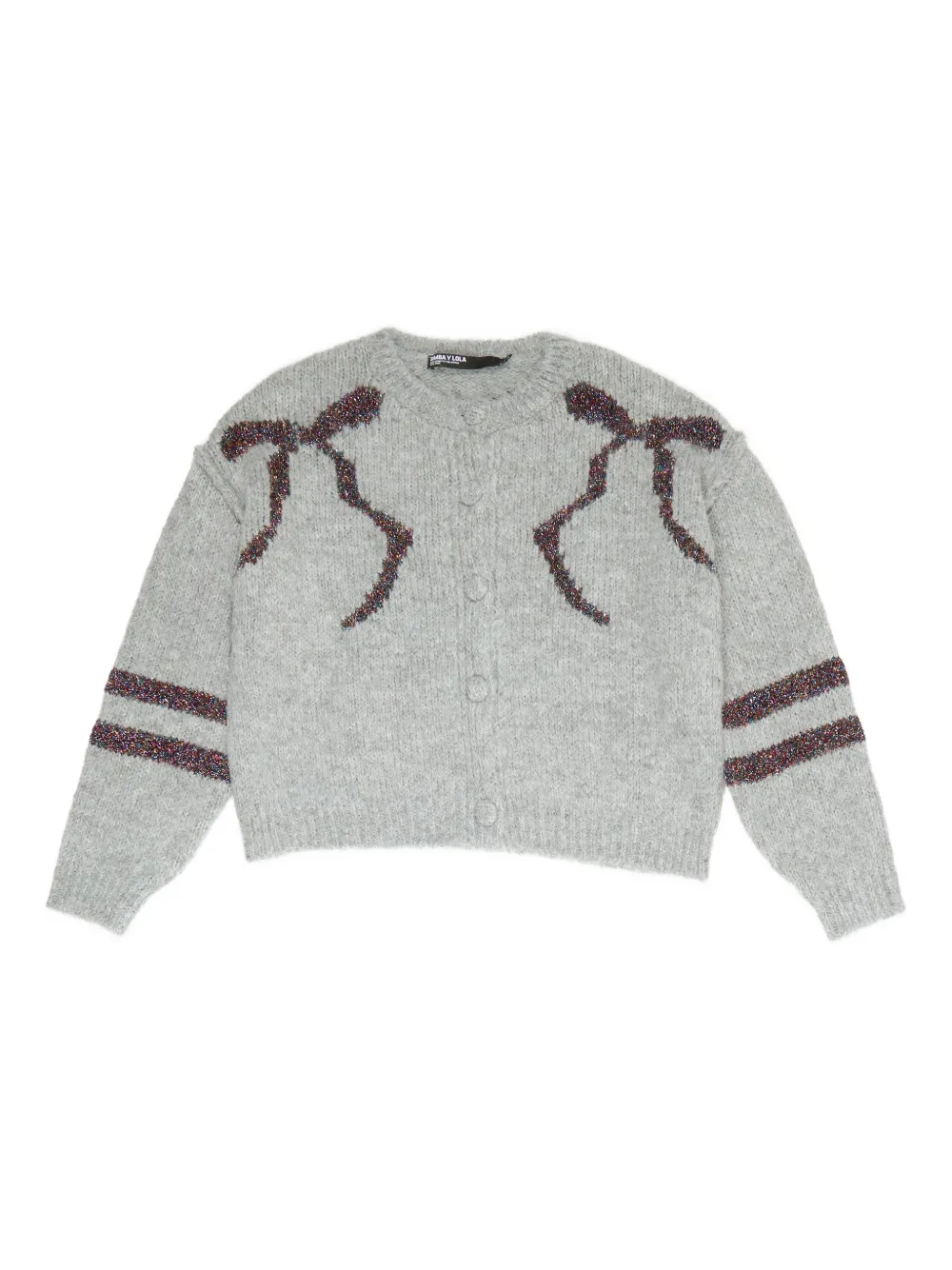 Кардиган с бантами Bimba Y Lola, серый
Кардиган с бантами Bimba Y Lola, серый