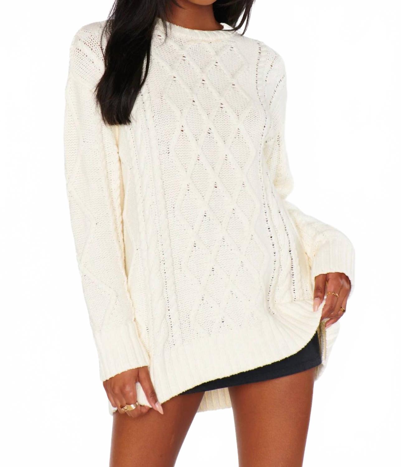 Повседневный свитер в белом цвете Show Me Your Mumu
Повседневный свитер в белом цвете Show Me Your Mumu