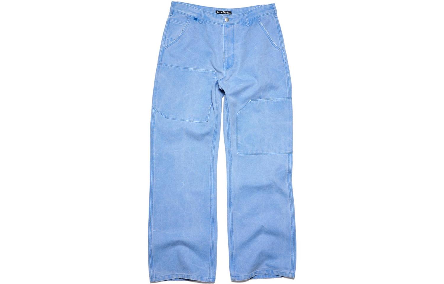 Брюки Distress Detailed Wide Leg Acne Studios, синие
Брюки Distress Detailed Wide Leg Acne Studios, синие
