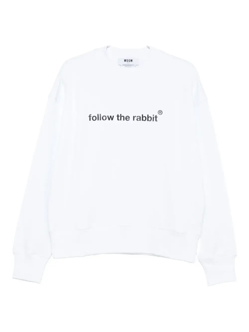 Свитшот с ребристой отделкой MSGM, белый
Свитшот с ребристой отделкой MSGM, белый