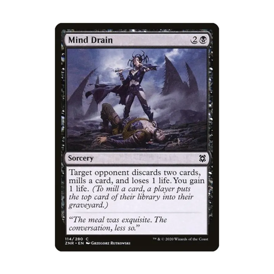 CCG Истощение разума (С), MTG - Zendikar Rising
CCG Истощение разума (С), MTG - Zendikar Rising