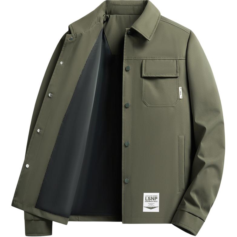 Куртка Unisex Lapel Moderate Workwear LISENPOK, army зеленый
Куртка Unisex Lapel Moderate Workwear LISENPOK, army зеленый