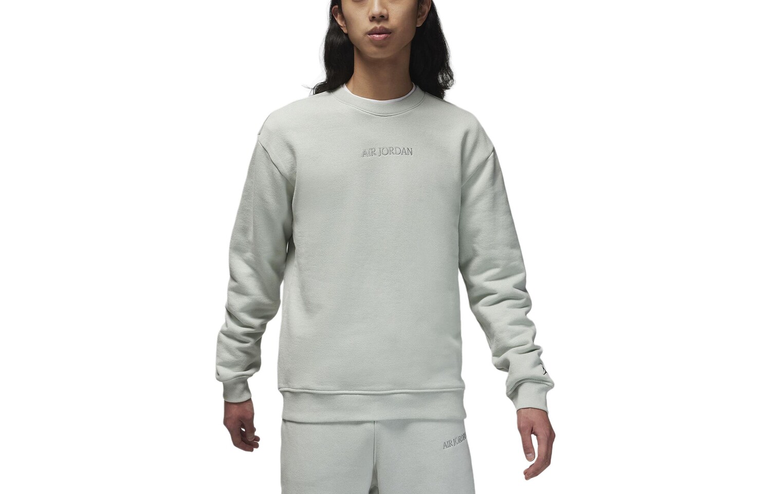 Толстовка мужская светло-серебристая Jordan, цвет Light Silver 
Толстовка мужская светло-серебристая Jordan, цвет Light Silver