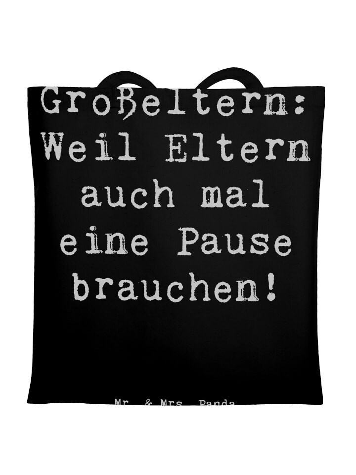 Сумка для переноски Mr & Mrs Panda Großeltern Pause, черный
Сумка для переноски Mr & Mrs Panda Großeltern Pause, черный