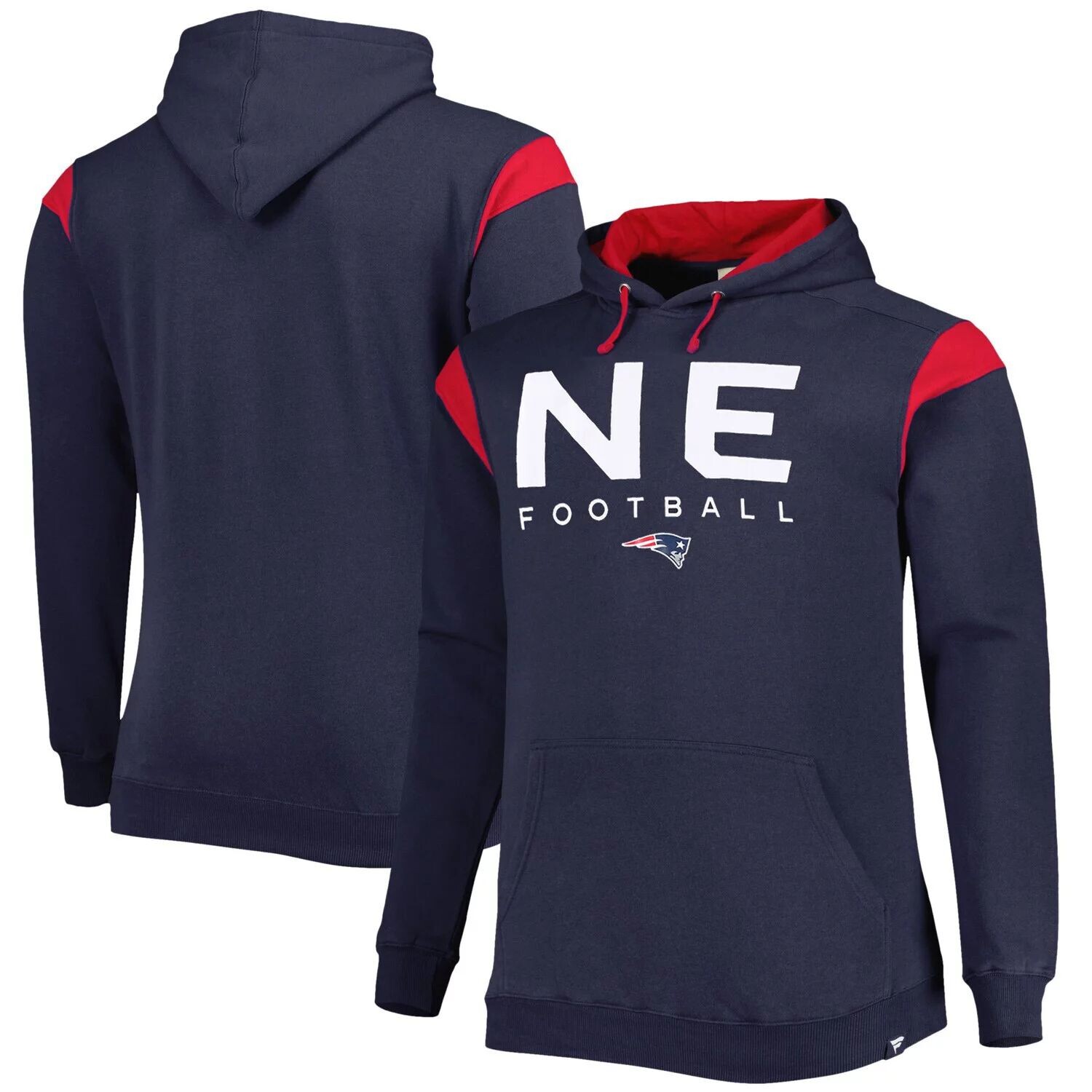 Мужской фирменный темно-синий пуловер с капюшоном New England Patriots Big & Tall Call the Shots Fanatics
Мужской фирменный темно-синий пуловер с капюшоном New England Patriots Big & Tall Call the Shots Fanatics