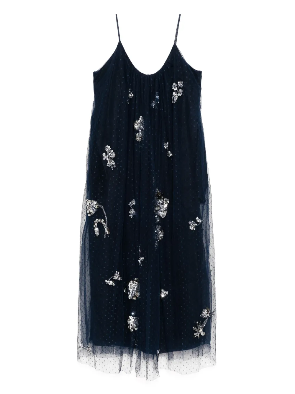 Платье на бретелях со сборками Biyan, синий
Платье на бретелях со сборками Biyan, синий