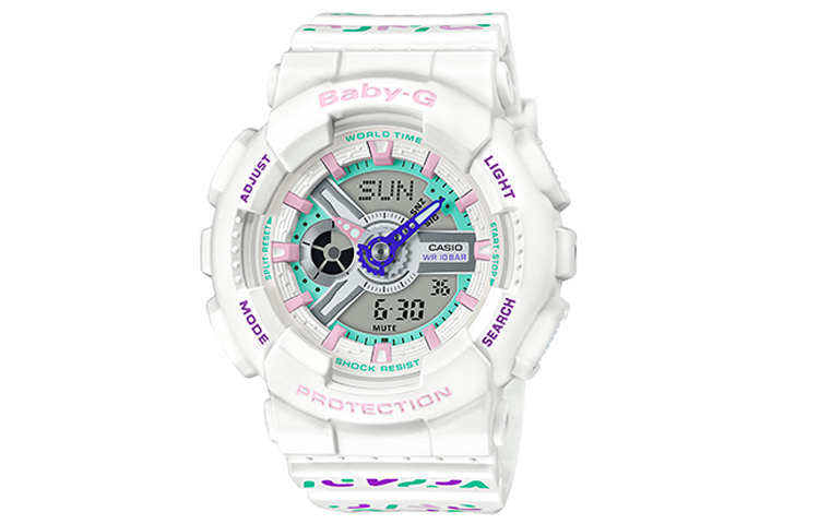 CASIO Часы Women's BABY-G White Watch BA-110TH-7A
CASIO Часы Women's BABY-G White Watch BA-110TH-7A