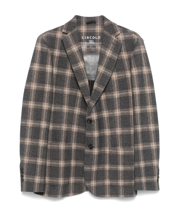 Флисовая куртка в клетку с зазубренными лацканами Circolo 1901, мультиколор
Флисовая куртка в клетку с зазубренными лацканами Circolo 1901, мультиколор
