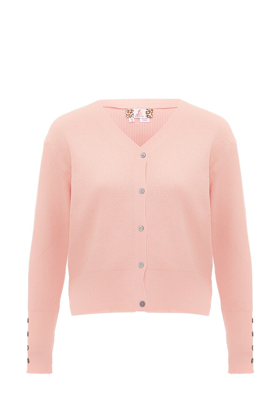 Вязаный кардиган Leo Basics, розовый
Вязаный кардиган Leo Basics, розовый