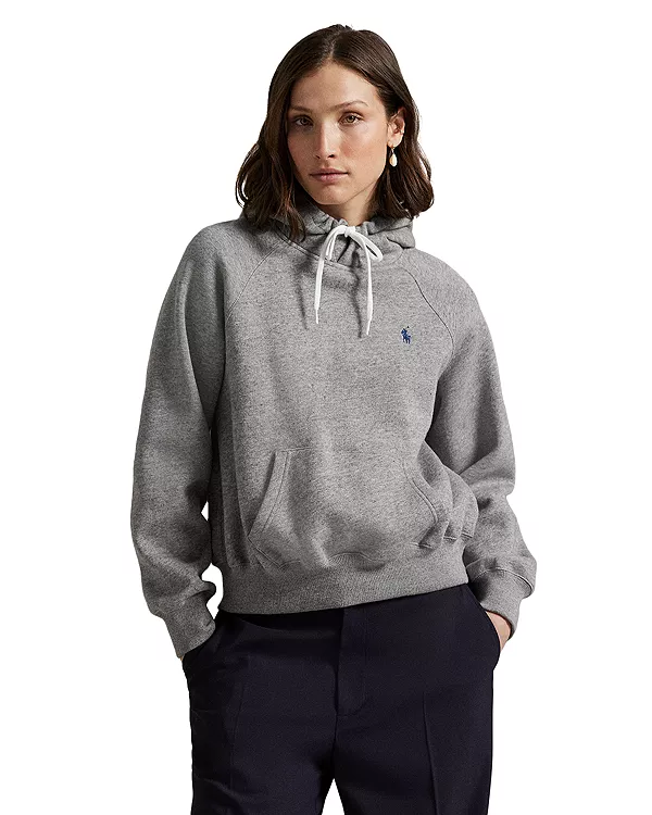 Укороченная флисовая толстовка с капюшоном Ralph Lauren, серый
Укороченная флисовая толстовка с капюшоном Ralph Lauren, серый