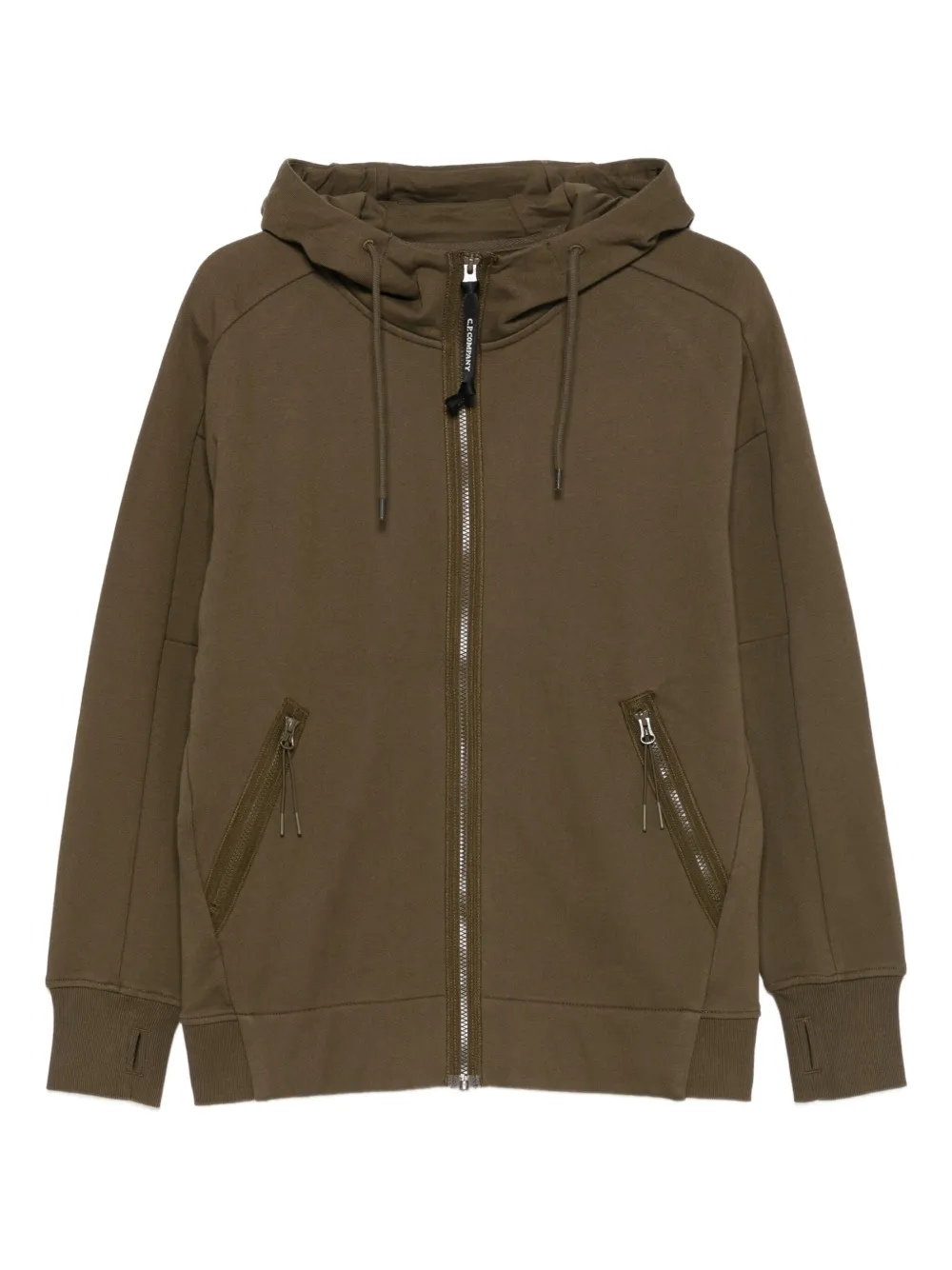 Толстовка с капюшоном на молнии спереди C.P. Company, зеленый
Толстовка с капюшоном на молнии спереди C.P. Company, зеленый