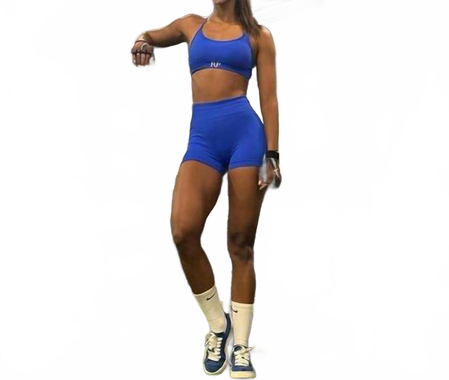 Шорты Sienna с V-образным вырезом сзади синего цвета Rockstar Peach
Шорты Sienna с V-образным вырезом сзади синего цвета Rockstar Peach