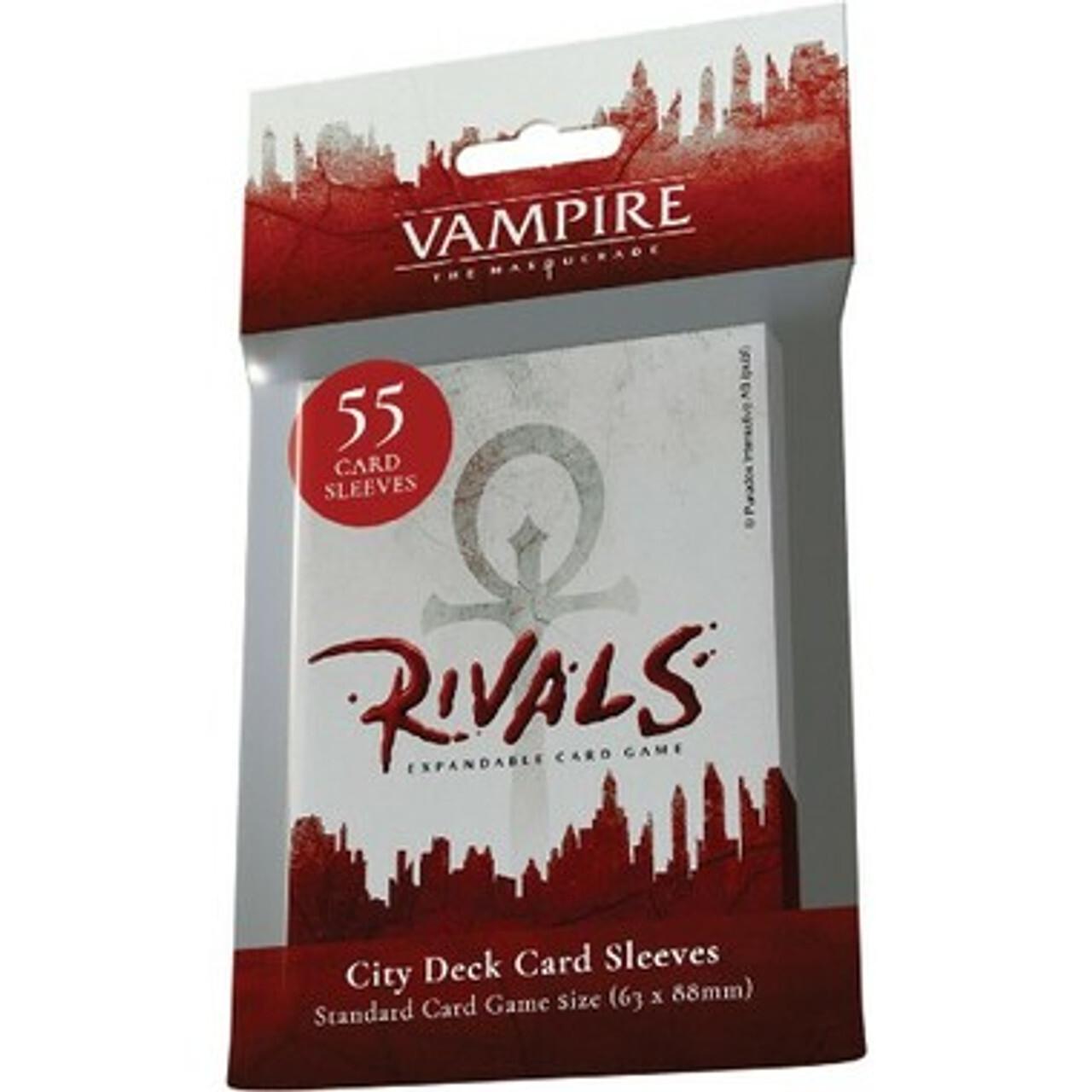 Аксессуары Vampire The Masquerade: Rivals - City Deck Sleeves (55ct) 
Аксессуары Vampire The Masquerade: Rivals - City Deck Sleeves (55ct)