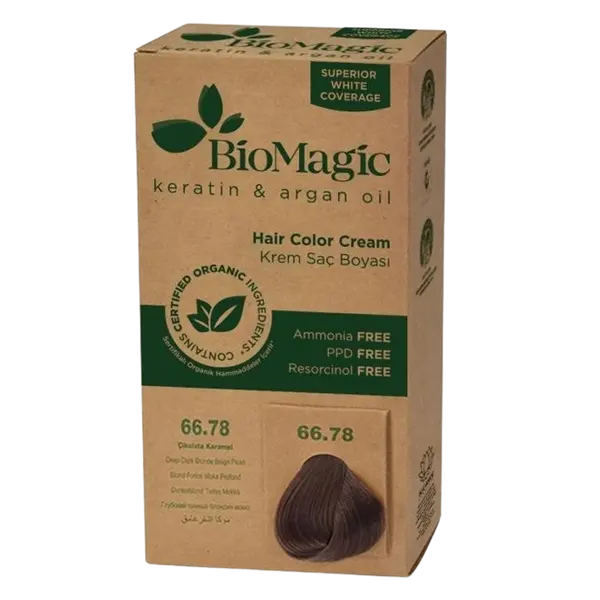 Краска для волос очень темный перламутровый блондин 66.78, 250 г Biomagic Keratin&Argan oil, цвет bardzo ciemny perłowy blond 66.78
Краска для волос очень темный перламутровый блондин 66.78, 250 г Biomagic Keratin&Argan oil, цвет bardzo ciemny perłowy blond 66.78