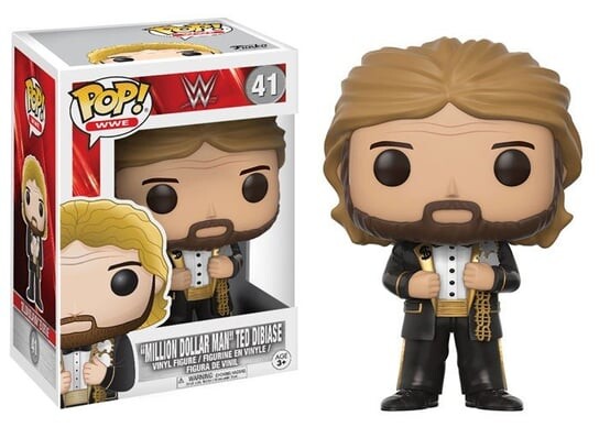 Funko POP! WWE, коллекционная фигурка, Человек «на миллион долларов» Тед Дибиасе, 41 год
Funko POP! WWE, коллекционная фигурка, Человек «на миллион долларов» Тед Дибиасе, 41 год