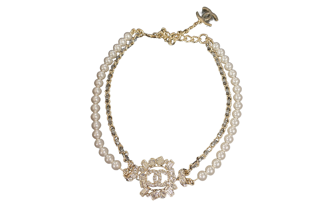 CHANEL 23P синтетический цирконий/стразы, жемчуг, металлическое ожерелье women's
CHANEL 23P синтетический цирконий/стразы, жемчуг, металлическое ожерелье women's