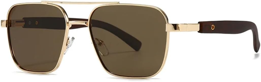 Модные солнцезащитные очки с двойной перемычкой для женщин, ретро-очки с заклепками для мужчин, панк-очки, солнцезащитные очки с защитой от УФ-излучения UV400 UUPTTPL, C5 Gold Tea
Модные солнцезащитные очки с двойной перемычкой для женщин, ретро-очки с заклепками для мужчин, панк-очки, солнцезащитные очки с защитой от УФ-излучения UV400 UUPTTPL, C5 Gold Tea