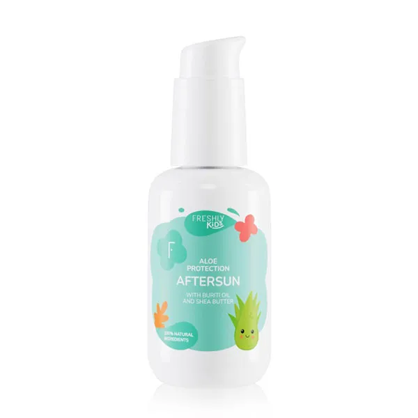 Лосьон после загара с алоэ вера Aloe Protection Aftersun Kids Freshly Cosmetics, 100 ml
Лосьон после загара с алоэ вера Aloe Protection Aftersun Kids Freshly Cosmetics, 100 ml