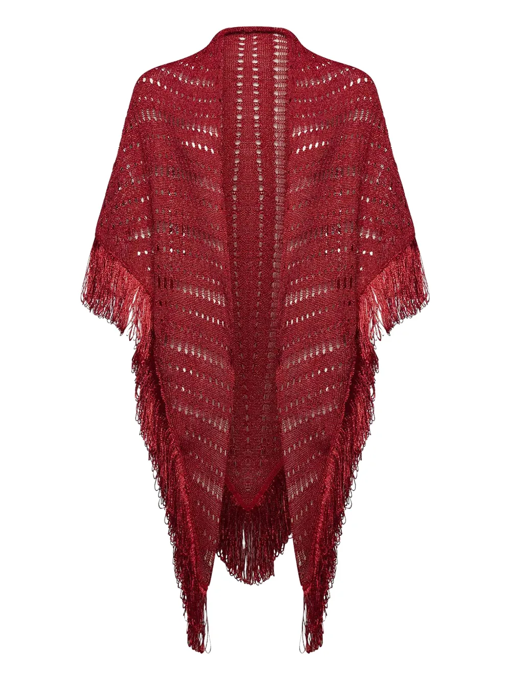 Вязаная шаль с бахромой SIMONA CORSELLINI, красный
Вязаная шаль с бахромой SIMONA CORSELLINI, красный
