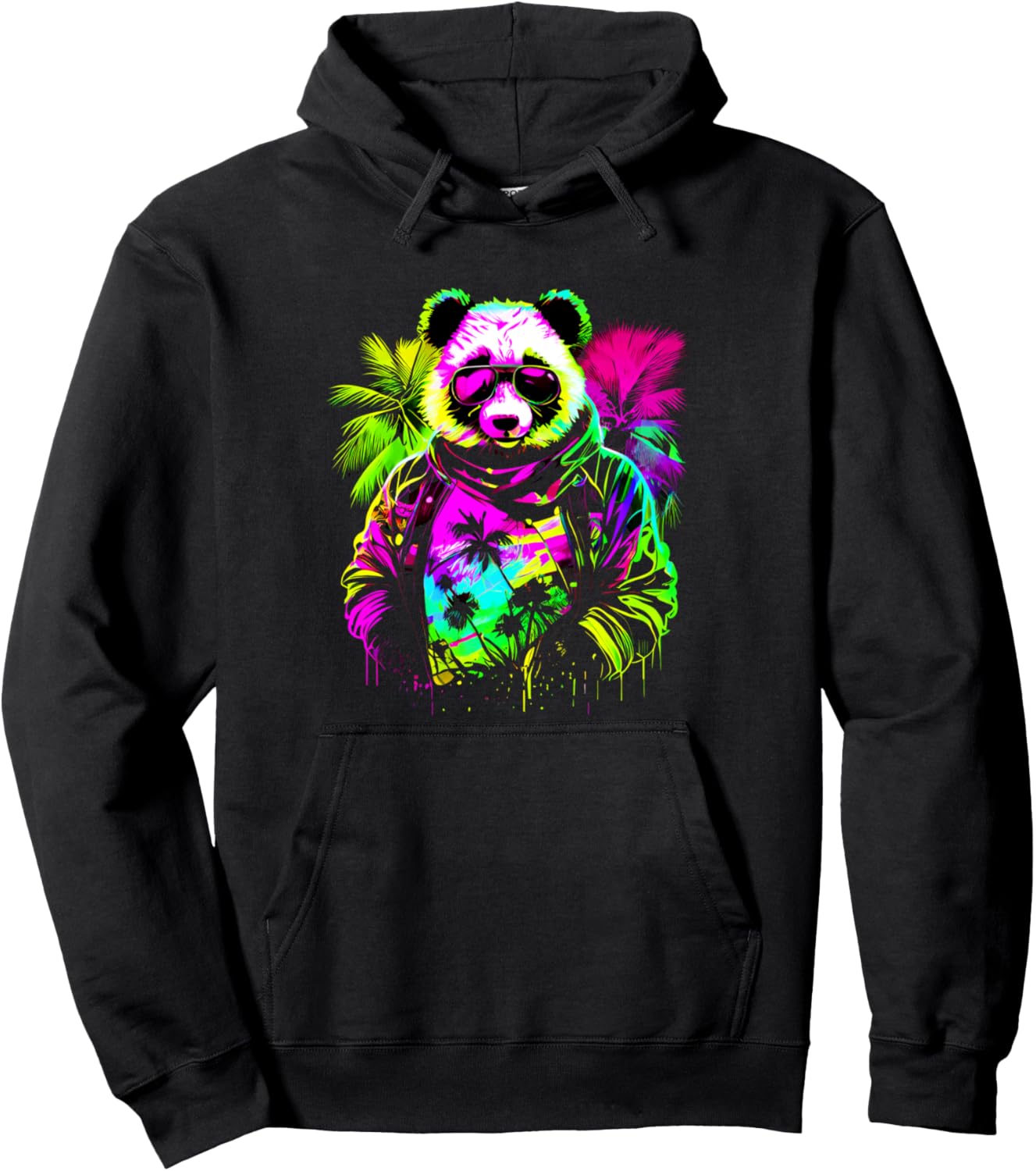 Худи с изображением тропической панды Tropical Vibes Cool Panda Graphic Art, черный
Худи с изображением тропической панды Tropical Vibes Cool Panda Graphic Art, черный