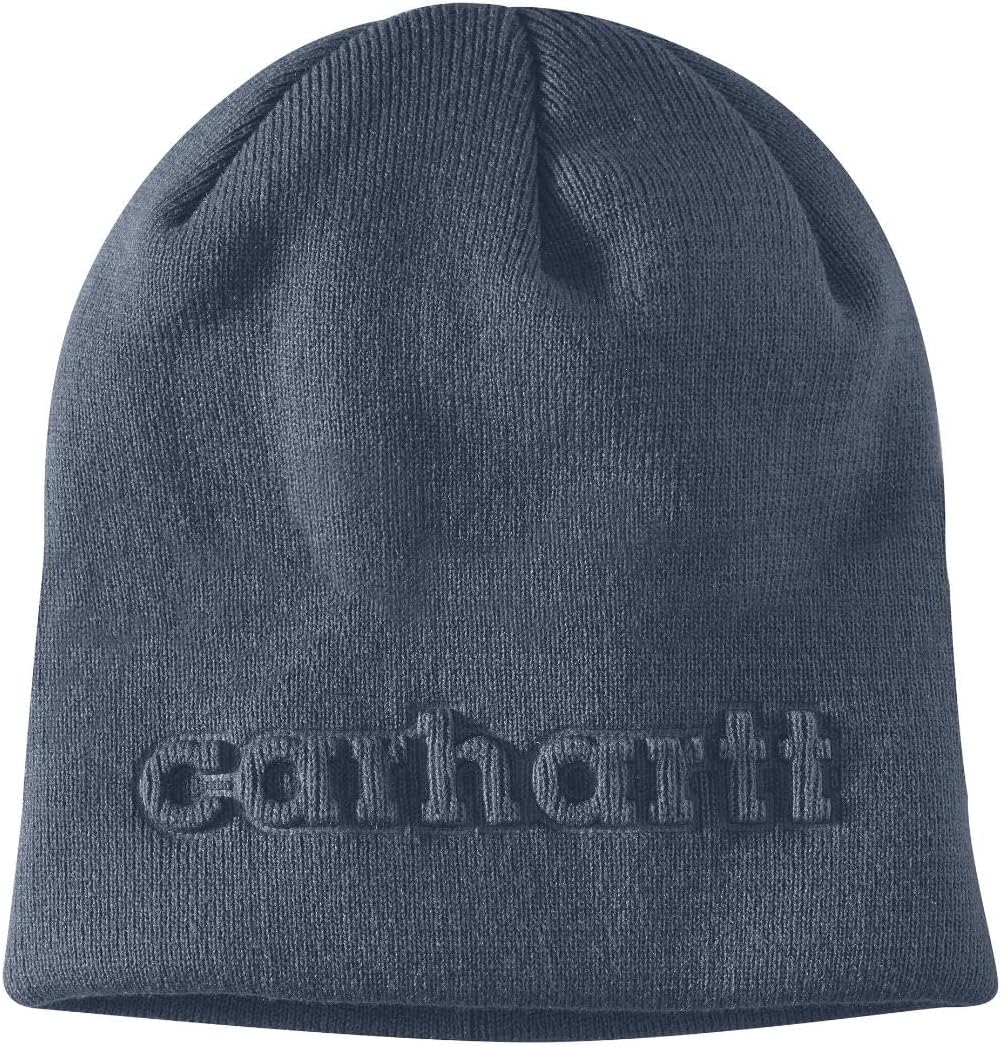 Carhartt мужская вязаная шапка с тиснением, Bluestone
Carhartt мужская вязаная шапка с тиснением, Bluestone