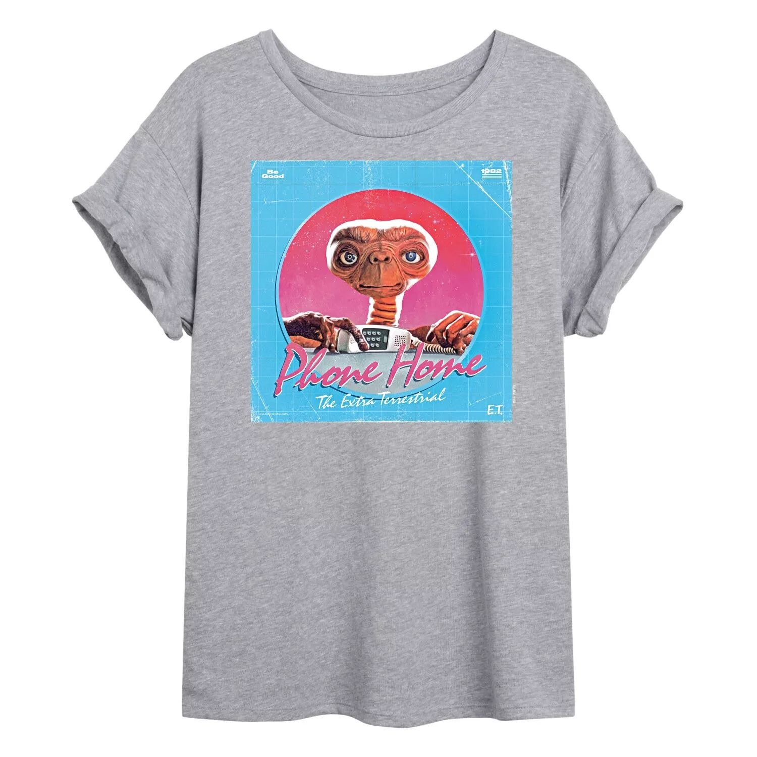 Инопланетянин Джуниора Большая футболка с рисунком Phone Home в стиле ретро Licensed Character, серый
Инопланетянин Джуниора Большая футболка с рисунком Phone Home в стиле ретро Licensed Character, серый