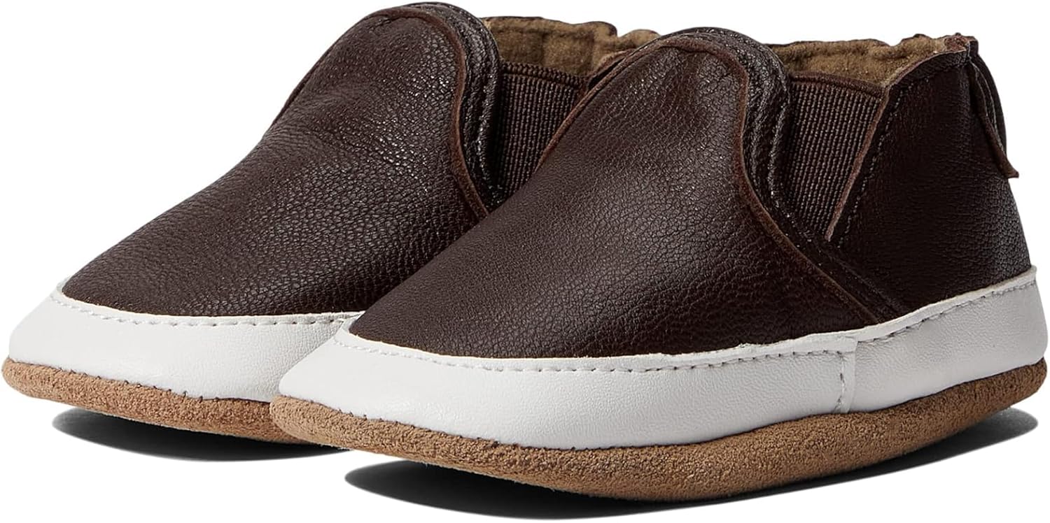 Пинетки Robeez для мальчиков и мягкие обувь с противоскользящей подошвой для кроватки, тапочки-мокасины для младенцев и малышей, 0-24 месяца, шоколадный
Пинетки Robeez для мальчиков и мягкие обувь с противоскользящей подошвой для кроватки, тапочки-мокасины для младенцев и малышей, 0-24 месяца, шоколадный