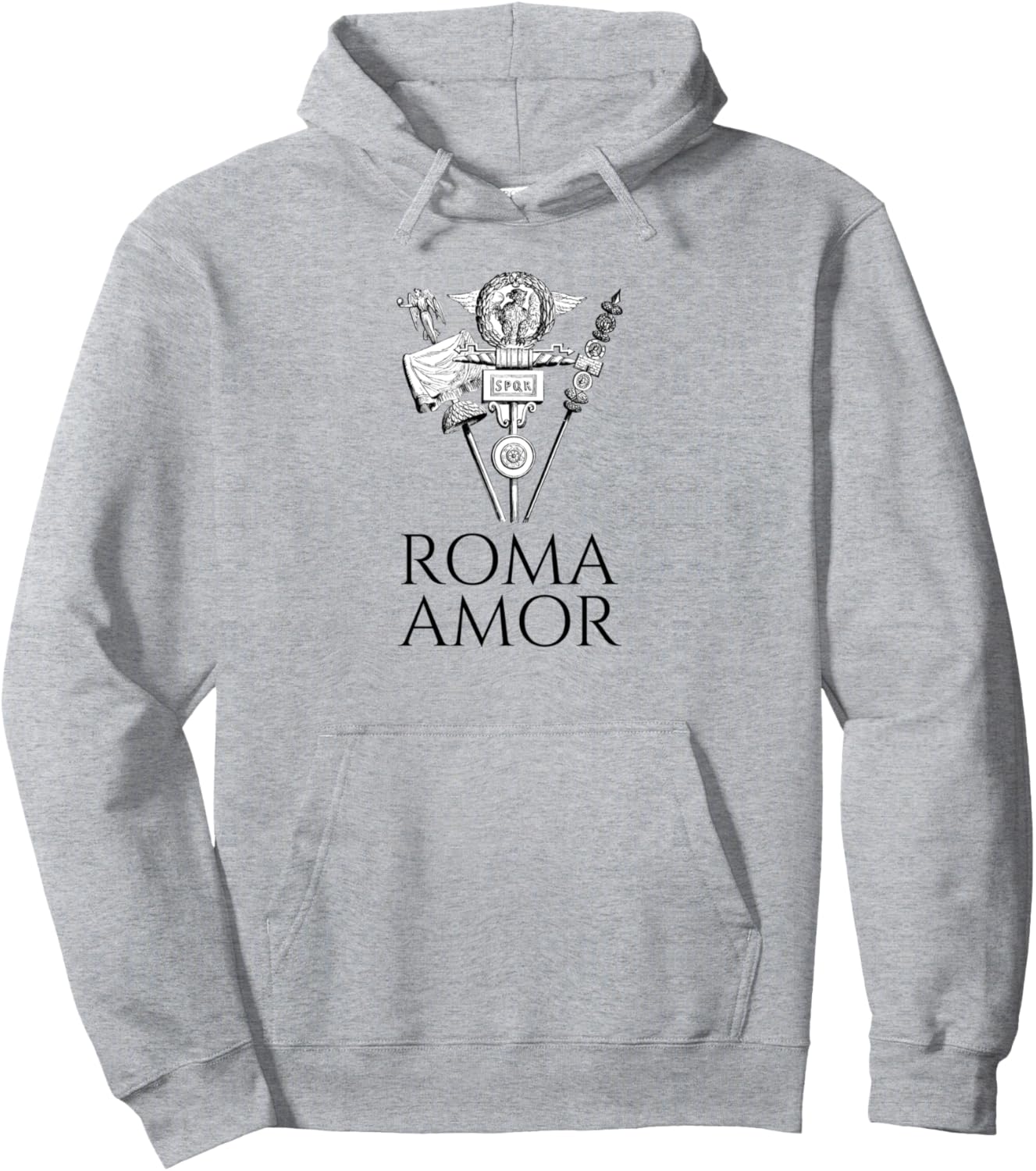 Roma Amor - Латинские слова - Толстовка с изображением орла древнеримского легиона SPQR Roma Amor Ancient Roman History Gifts, серый
Roma Amor - Латинские слова - Толстовка с изображением орла древнеримского легиона SPQR Roma Amor Ancient Roman History Gifts, серый
