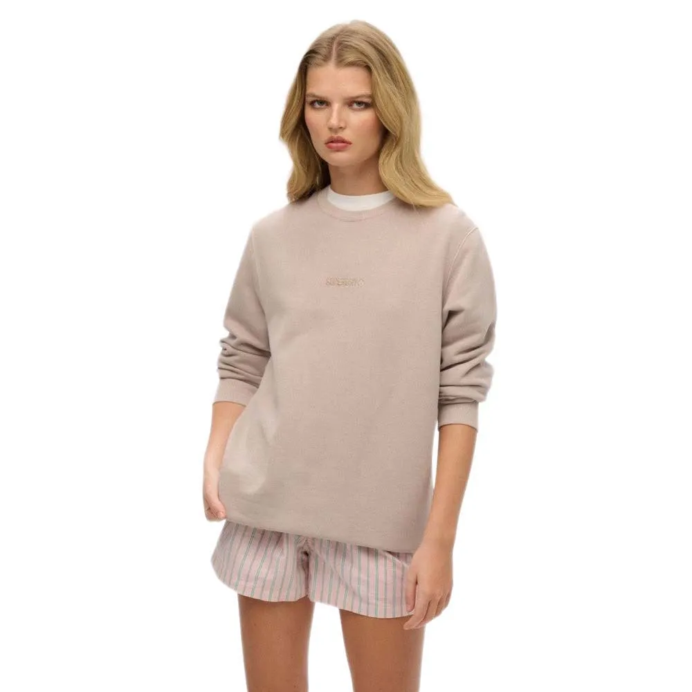 Толстовка Superdry Micro Logo, бежевый 
Толстовка Superdry Micro Logo, бежевый