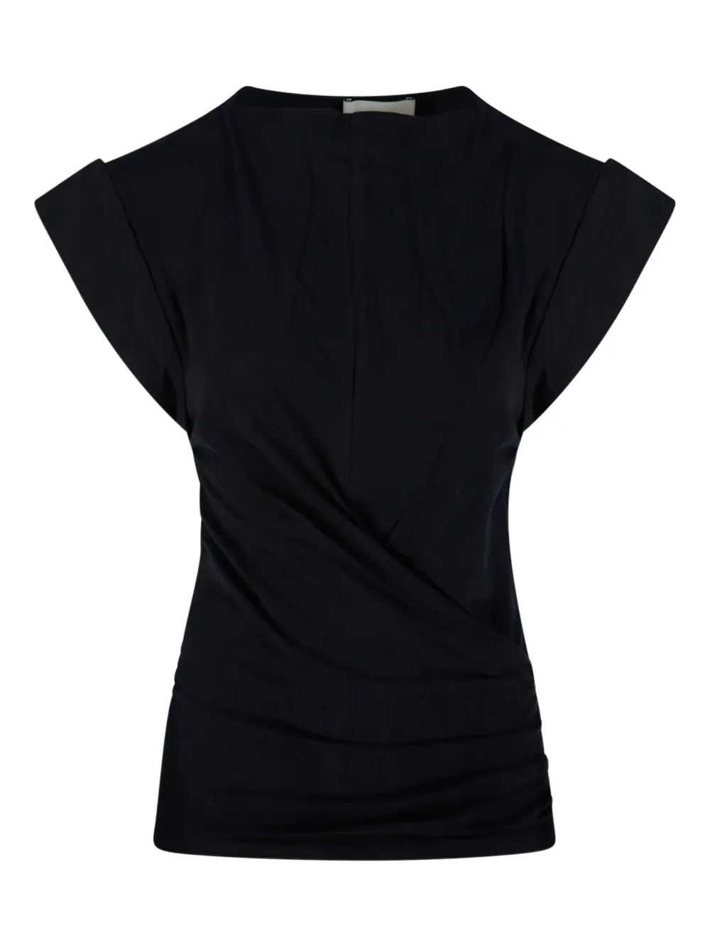 Топ с драпировкой и рукавами-крылышками в стиле майсан MARANT ÉTOILE, черный
Топ с драпировкой и рукавами-крылышками в стиле майсан MARANT ÉTOILE, черный