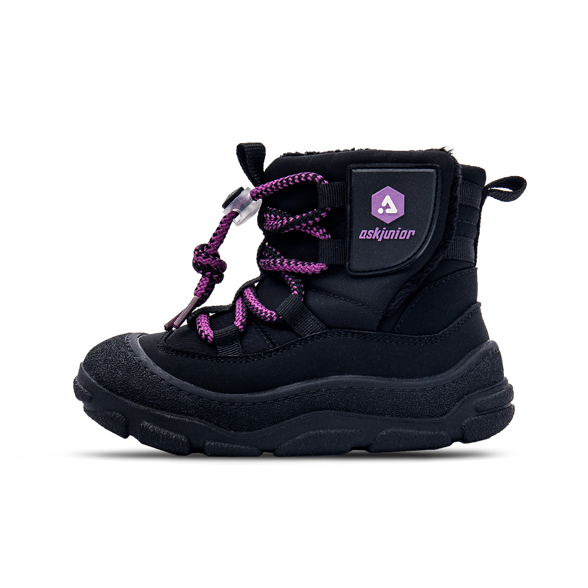 Теплые детские ботинки с высоким берцем, противоскользящие и противоударные ASK, черный
Теплые детские ботинки с высоким берцем, противоскользящие и противоударные ASK, черный