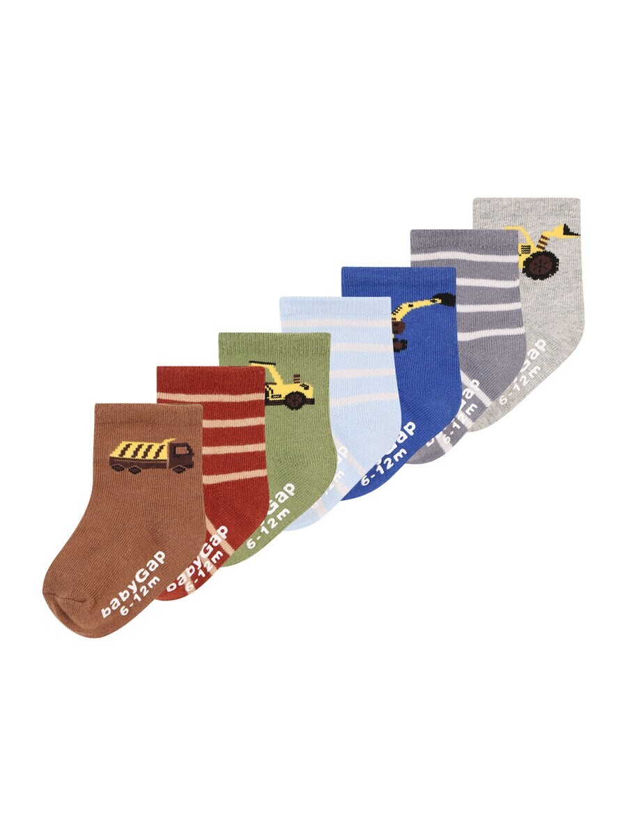 Носки GAP Socks CONSTRUCT, кобальтово-синий/светло-голубой/коричневый/серый/пестрый серый/зеленый/карминно-красный
Носки GAP Socks CONSTRUCT, кобальтово-синий/светло-голубой/коричневый/серый/пестрый серый/зеленый/карминно-красный