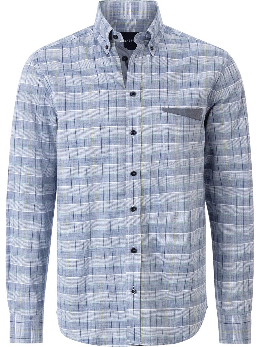 Клетчатая рубашка BABISTA Regular fit Button Up Shirt, синий
Клетчатая рубашка BABISTA Regular fit Button Up Shirt, синий