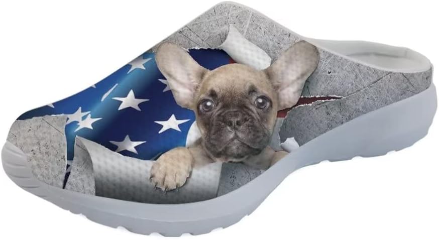 Кроссовки Forchrinse Blue Dolphin для женщин с эластичной вставкой, мужские садовые сабо с поддержкой свода, повседневная обувь, тапочки для дома, сандалии, легкие, American Flag Boston Terrier
Кроссовки Forchrinse Blue Dolphin для женщин с эластичной вставкой, мужские садовые сабо с поддержкой свода, повседневная обувь, тапочки для дома, сандалии, легкие, American Flag Boston Terrier