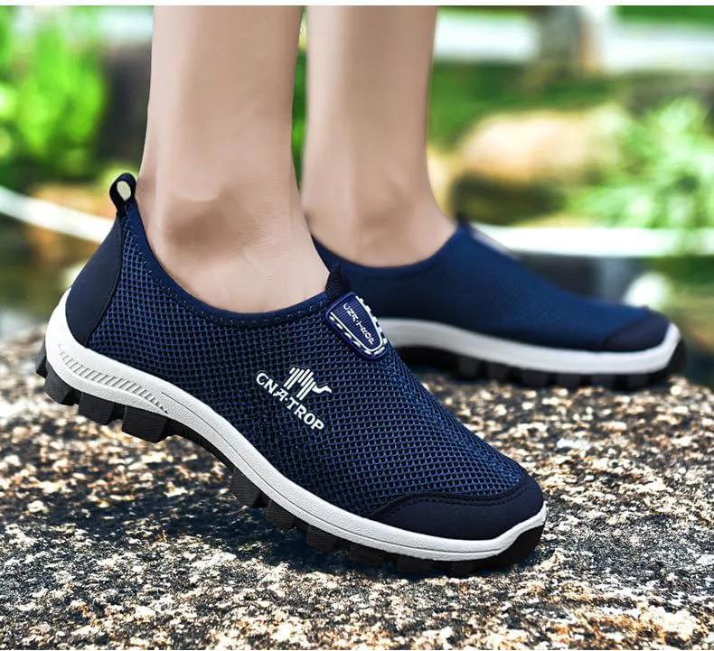 Мужские удобные мокасины Boxpopla с быстрой сушкой для прогулок, легкие походные туфли, слипоны из дышащей сетки, повседневная обувь, противоскользящие модные балетки, кроссовки для вождения, синий
Мужские удобные мокасины Boxpopla с быстрой сушкой для прогулок, легкие походные туфли, слипоны из дышащей сетки, повседневная обувь, противоскользящие модные балетки, кроссовки для вождения, синий