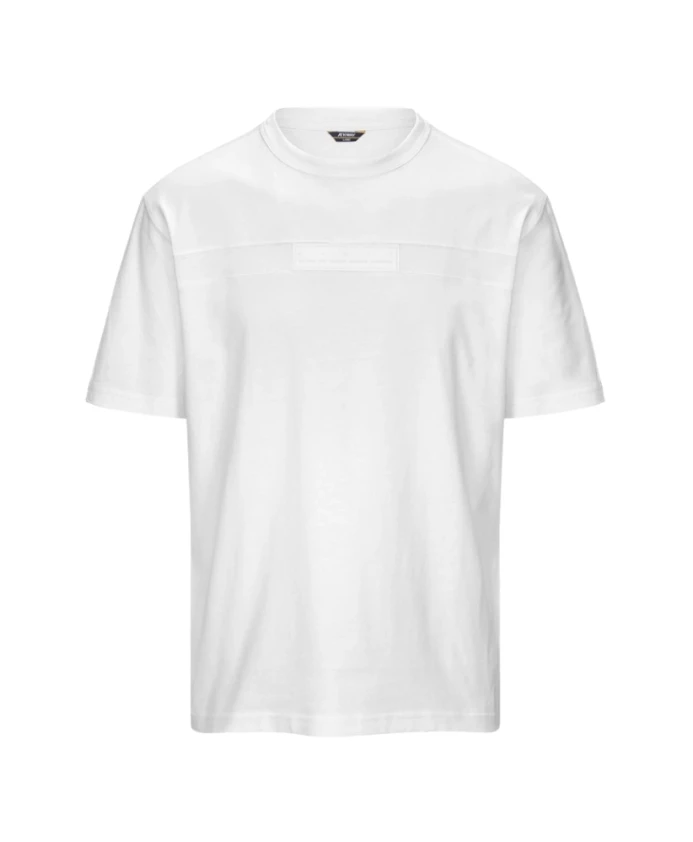 Футболка из хлопкового трикотажа с круглым вырезом K-Way, белый
Футболка из хлопкового трикотажа с круглым вырезом K-Way, белый