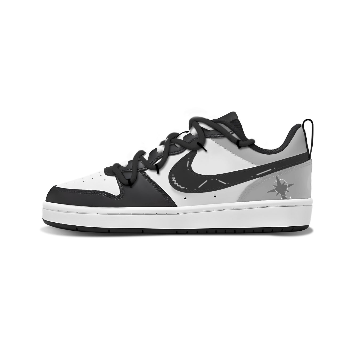 Nike Court Borough Starry Black Tone низкие скейтборд кроссовки Gray детские
Nike Court Borough Starry Black Tone низкие скейтборд кроссовки Gray детские