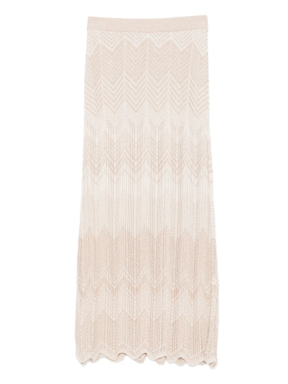 Юбка с фестонами и узором шеврон Akep, нейтральный
Юбка с фестонами и узором шеврон Akep, нейтральный