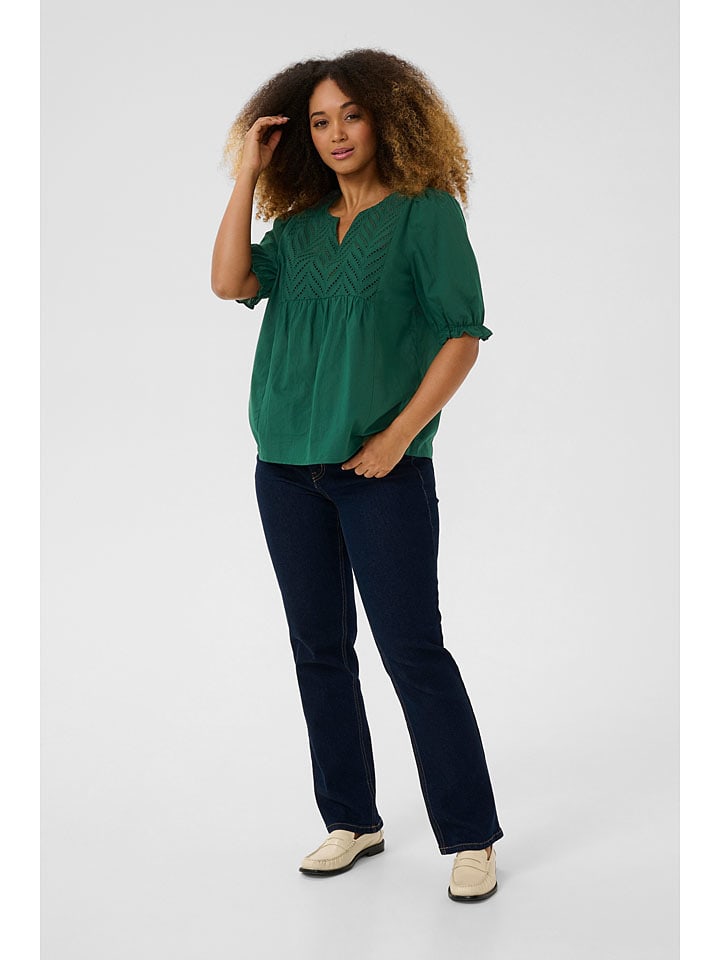 CULTURE Блузка «Мукси» зеленого цвета
CULTURE Блузка «Мукси» зеленого цвета