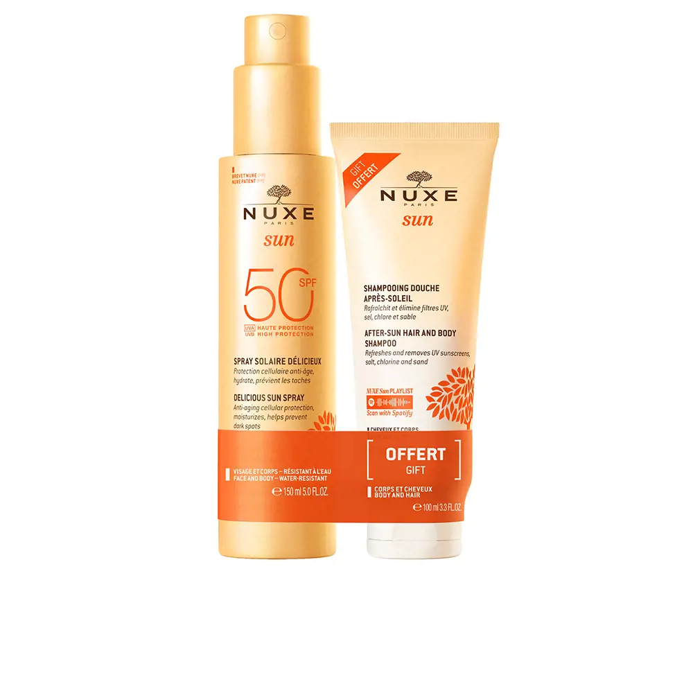 Солнцезащитный крем Nuxe Sun Spray Delicioso Rostro Y Cuerpo Spf50 Lote Nuxe, 2 шт
Солнцезащитный крем Nuxe Sun Spray Delicioso Rostro Y Cuerpo Spf50 Lote Nuxe, 2 шт