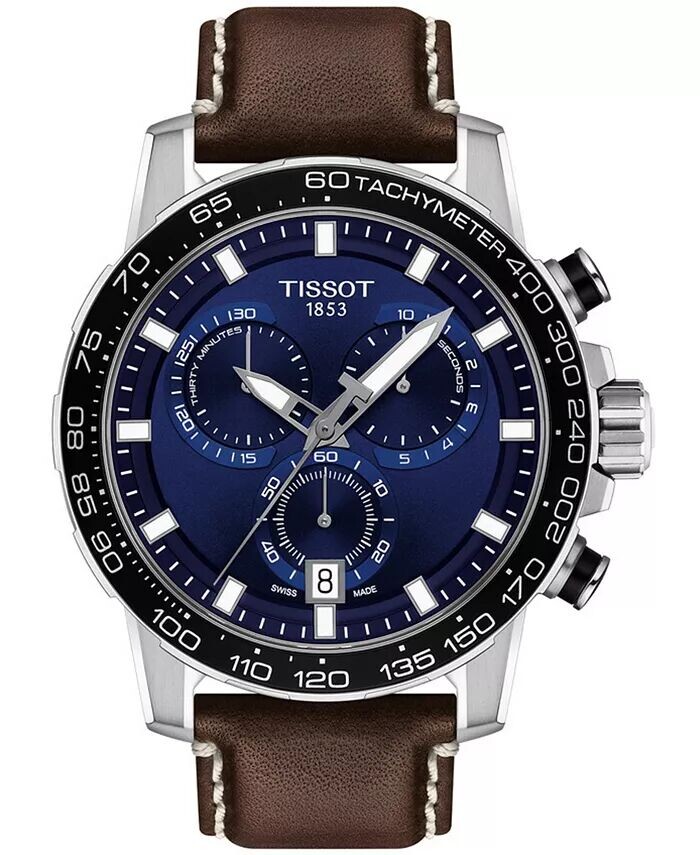 Мужские швейцарские часы T-Sport Supersport Chrono с коричневым кожаным ремешком, 46 мм Tissot
Мужские швейцарские часы T-Sport Supersport Chrono с коричневым кожаным ремешком, 46 мм Tissot