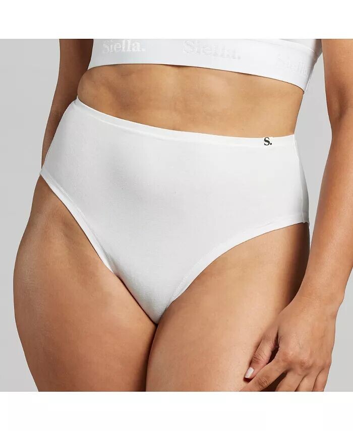 Женские трусы с высокой талией из органического хлопка SIELLA, белый
Женские трусы с высокой талией из органического хлопка SIELLA, белый
