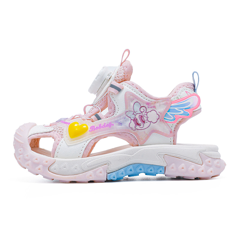 Детские сандалии с нескользящей подошвой, дышащие и противоскользящие BOBDOG, розовый/слоновая кость
Детские сандалии с нескользящей подошвой, дышащие и противоскользящие BOBDOG, розовый/слоновая кость