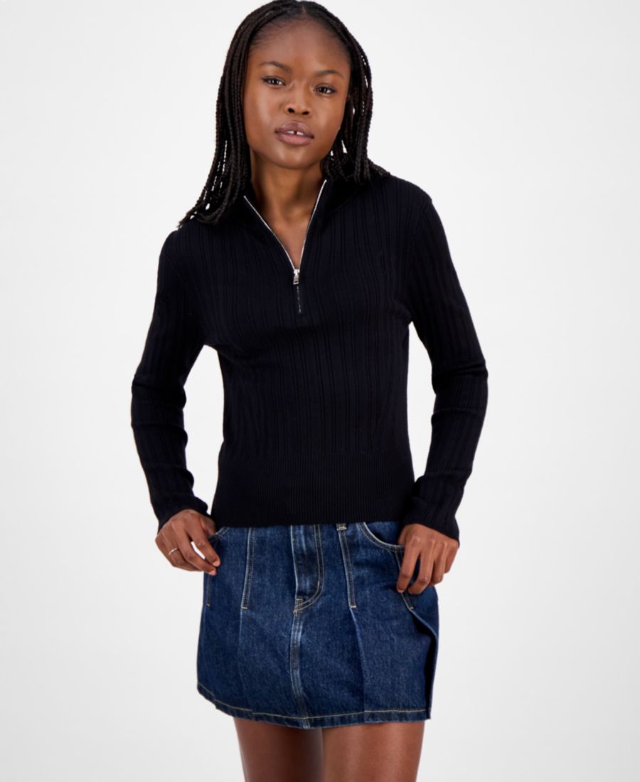 Детский свитер с разноцветной ребристой вязкой и застежкой-молнией до середины груди Hooked Up by IOT, Black
Детский свитер с разноцветной ребристой вязкой и застежкой-молнией до середины груди Hooked Up by IOT, Black