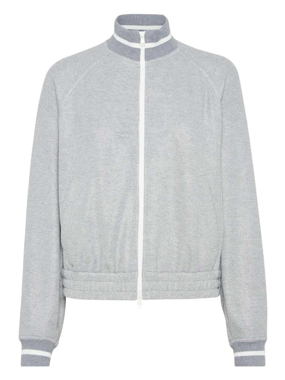 Куртка-бомбер из смесовой хлопковой ткани Brunello Cucinelli, серый
Куртка-бомбер из смесовой хлопковой ткани Brunello Cucinelli, серый