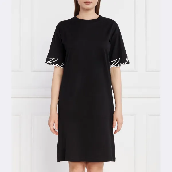 Платье Karl с фирменным slv подолом Karl Lagerfeld, черный
Платье Karl с фирменным slv подолом Karl Lagerfeld, черный