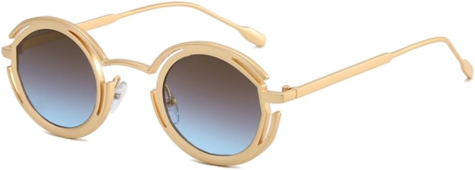 Солнцезащитные очки MUTYNE маленькие круглые в стиле панк для женщин и мужчин, модные очки из алюминиевого сплава, роскошные солнцезащитные очки для мужчин и женщин, Blue
Солнцезащитные очки MUTYNE маленькие круглые в стиле панк для женщин и мужчин, модные очки из алюминиевого сплава, роскошные солнцезащитные очки для мужчин и женщин, Blue